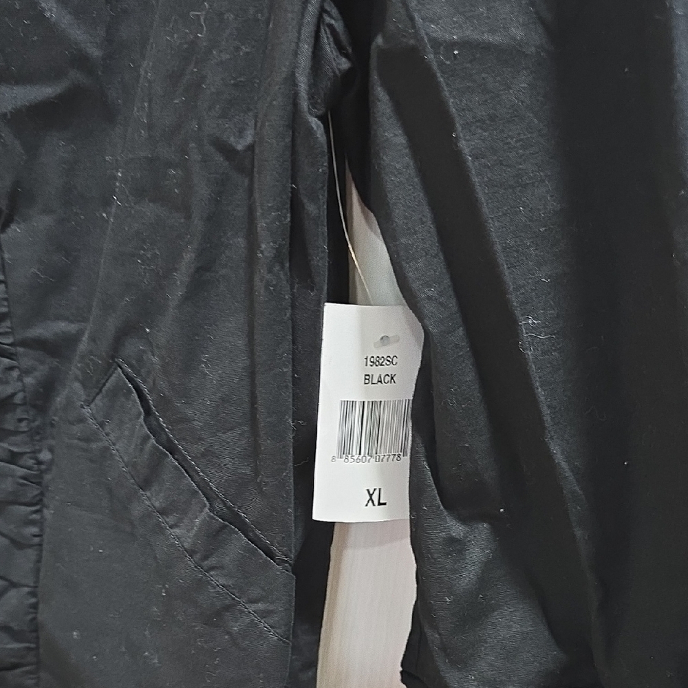 Wearables Black Ruffled Jacket Size XL - Picture 13 of 13